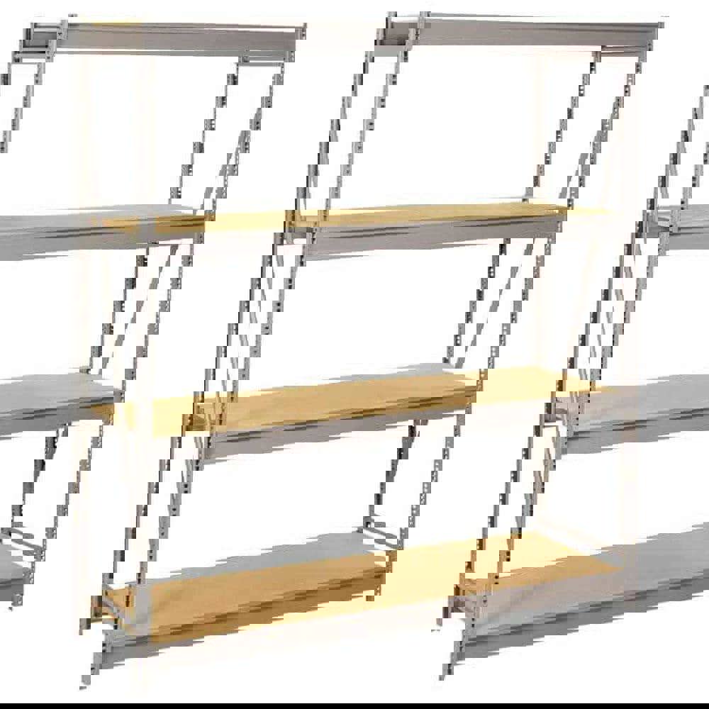 Bulk Storage Rack: 2,600 lb per Shelf, 4